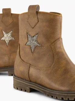 Brown Ankle Boots Star