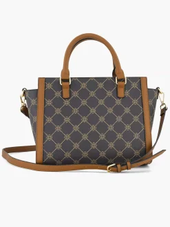 Brown Handbag Print