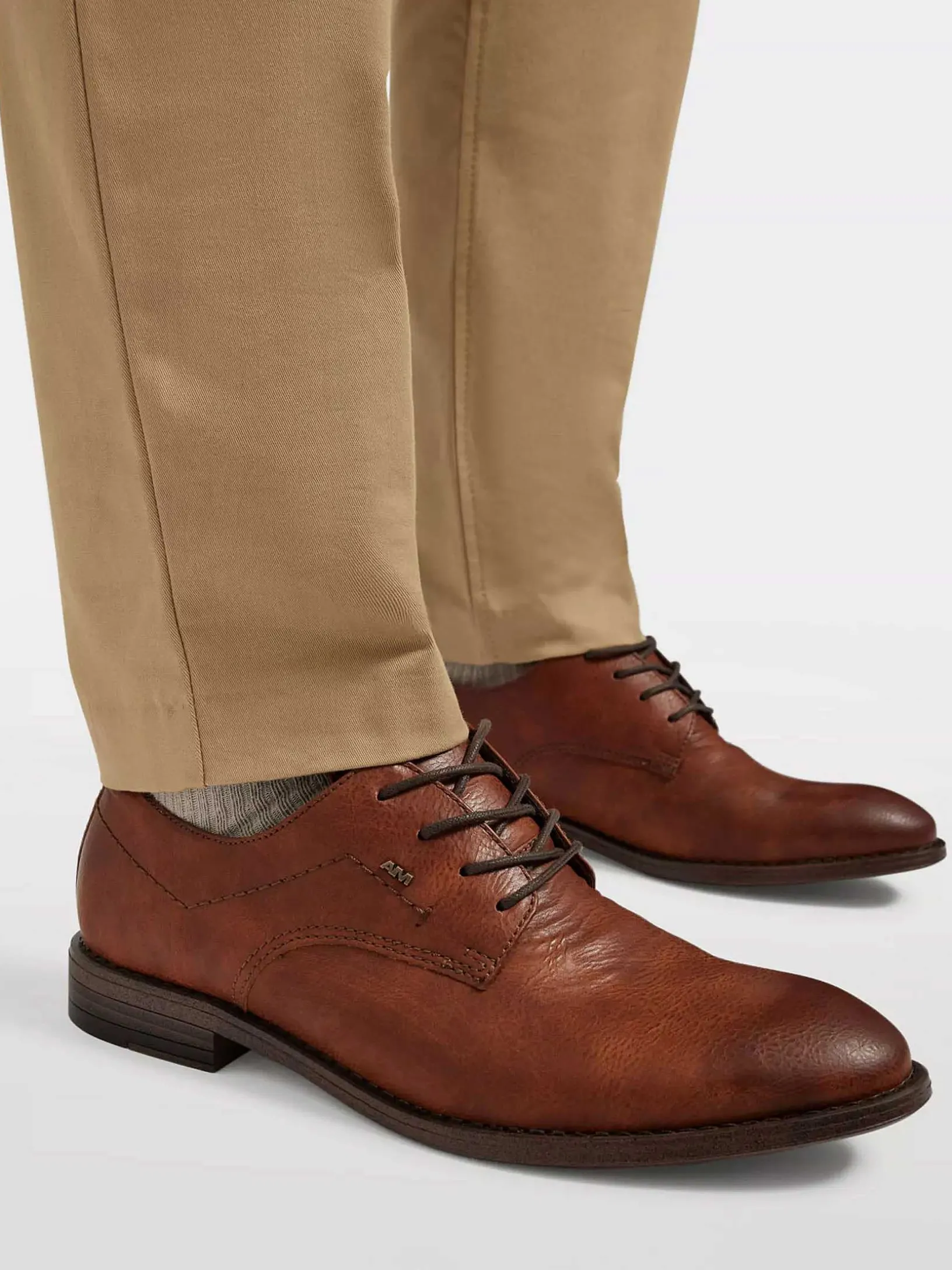 Brown Lace-Up Shoe