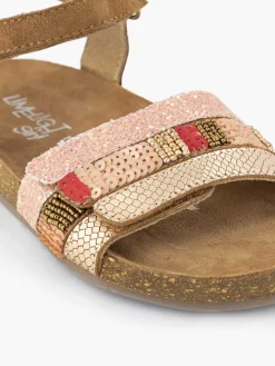 Brown Leather Sandal Beads