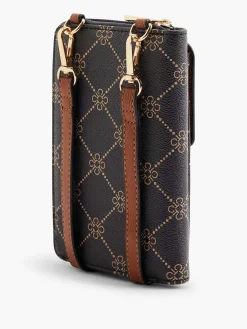 Brown Phone Bag Print