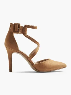 Brown Pump Buckle Closure