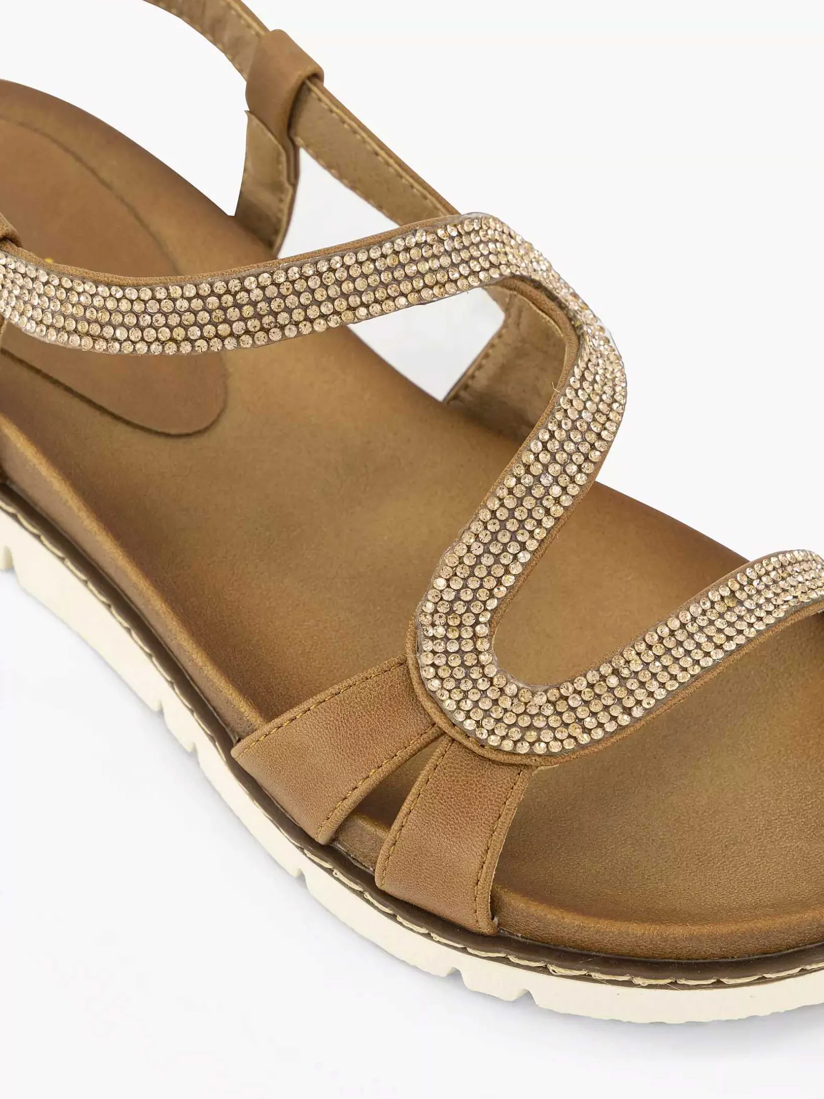 Brown Sandal Decorative Necklace