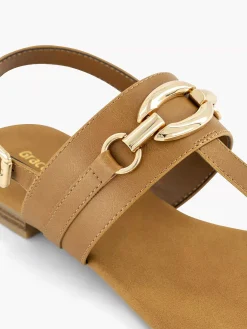 Brown Sandal Decorative Necklace