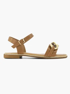 Brown Sandal Decorative Necklace