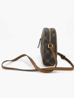 Brown Shoulder Bag Print