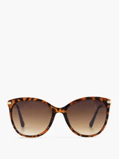 Brown Sunglasses With Leopard Print