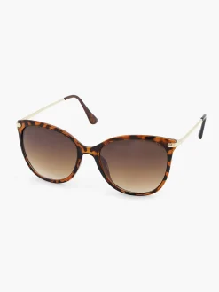 Brown Sunglasses With Leopard Print