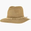 Brown Wicker Beach Hat