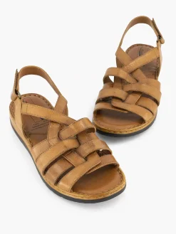Cognac Sandal Velcro