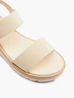 Cream Platform Sandal