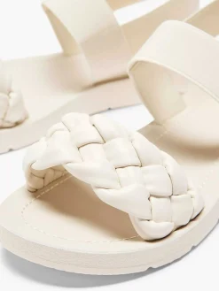 Cream Sandal Braided