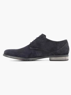 Dark Blue Lace-Up Shoe