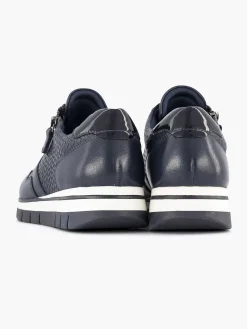 Dark Blue Leather Comfort Sneaker