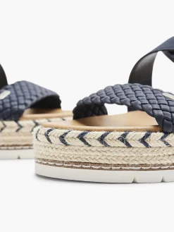 Dark Blue Platform Sandal