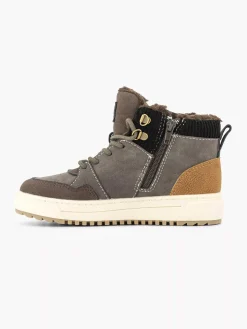 Dark Brown High Sneaker