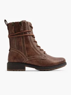 Dark Brown Lace Up Boot