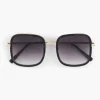 Gold Square Sunglasses
