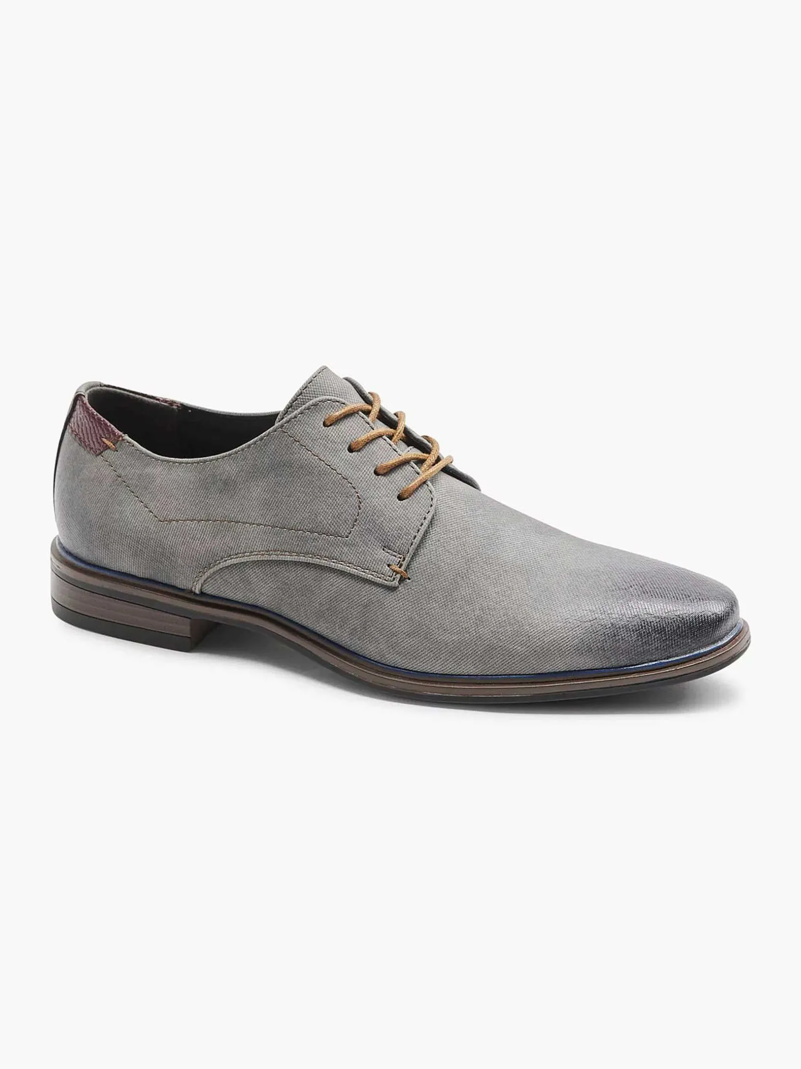 Gray Lace-Up Shoe