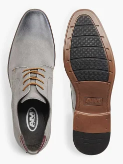 Gray Lace-Up Shoe