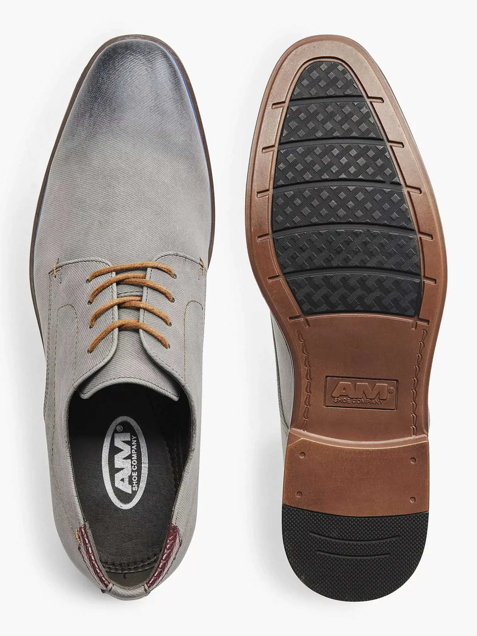 Gray Lace-Up Shoe