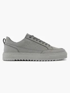 Gray Leather Sneaker