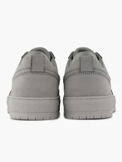 Gray Leather Sneaker