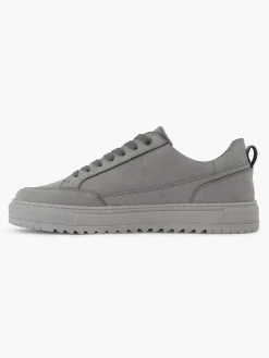 Gray Leather Sneaker