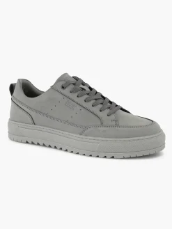 Gray Leather Sneaker