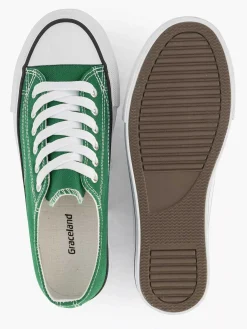 Green Canvas Sneaker