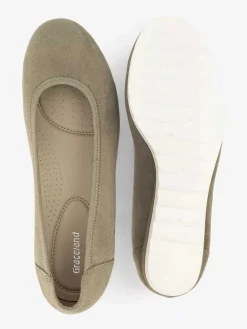 Green Pump Wedge Heel