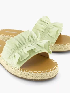 Light Green Slipper Ruffles