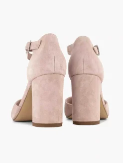Light Pink Suede Sandalette