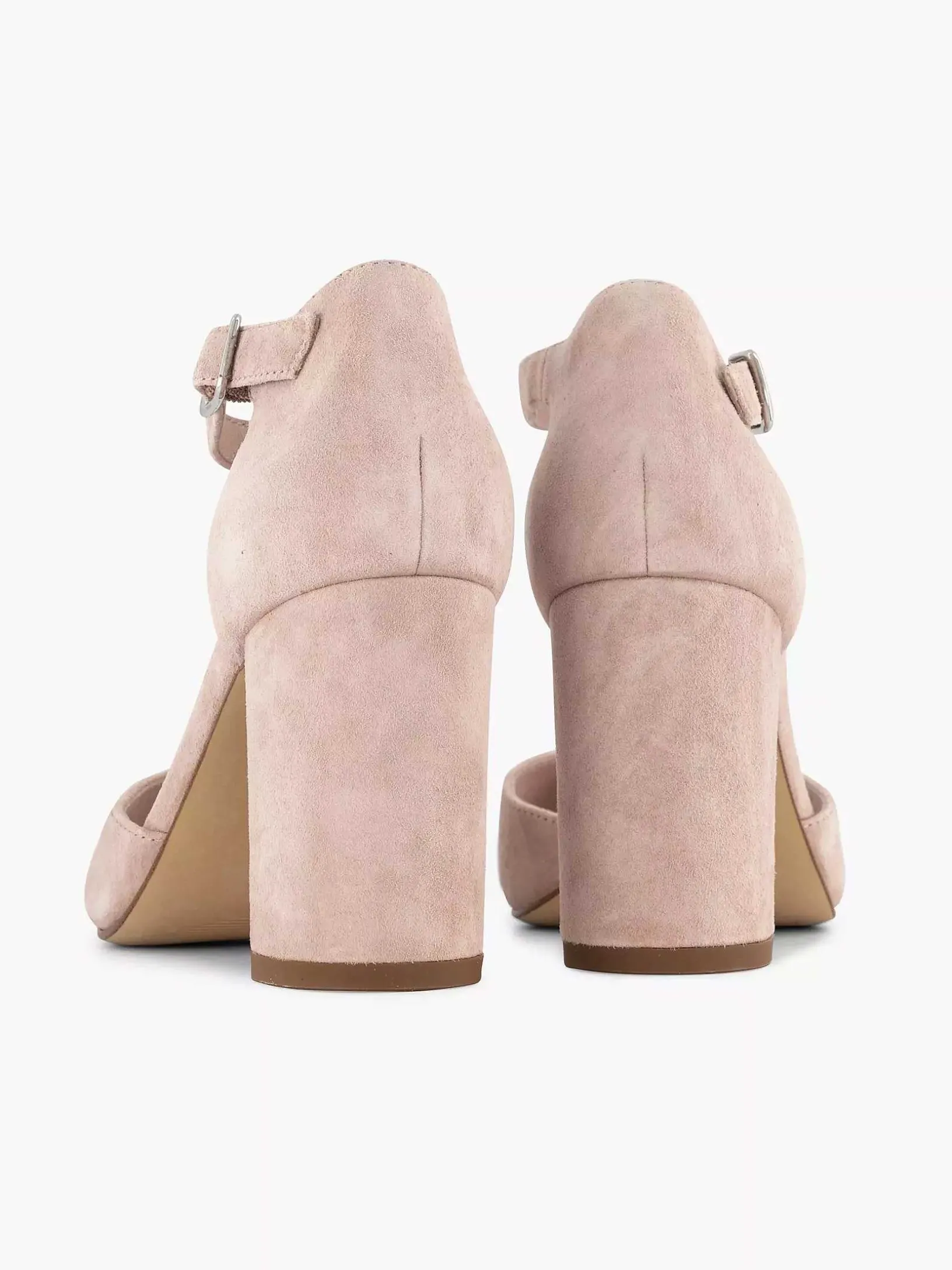 Light Pink Suede Sandalette