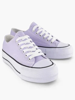 Lilac Canvas Sneaker