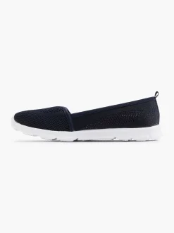 Navy Blue Memory Foam Slip-On