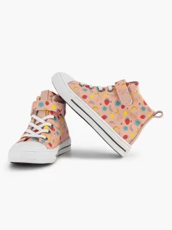 Pink High Canvas Sneaker Fruit