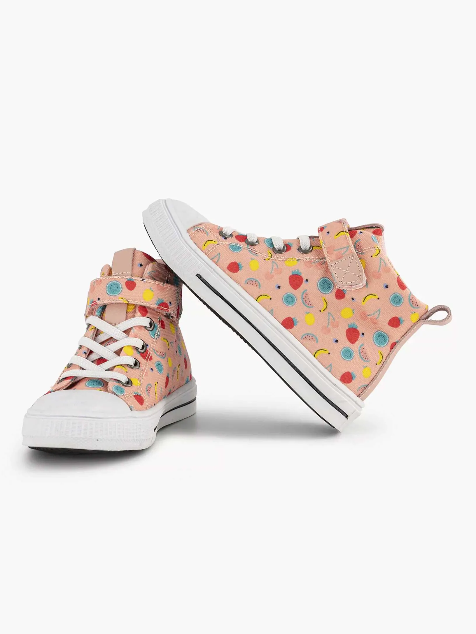 Pink High Canvas Sneaker Fruit