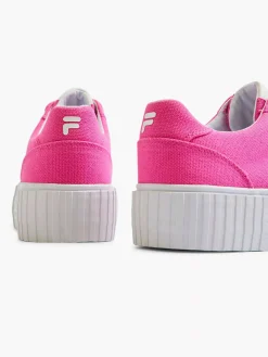 Pink Platform Canvas Sneaker
