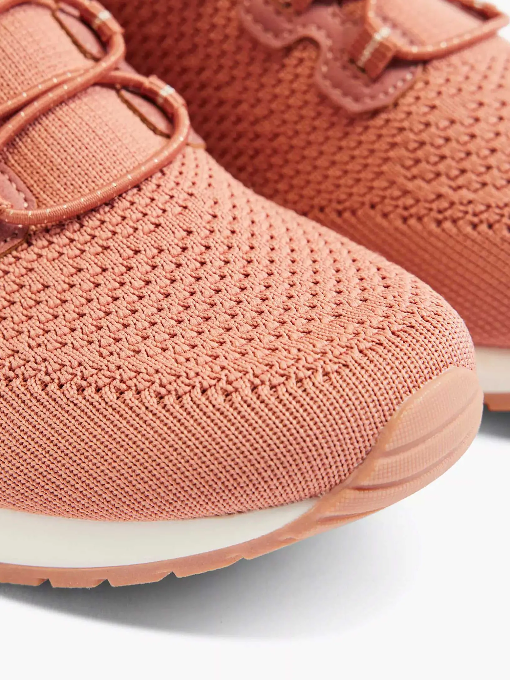 Salmon-Colored Slip-On