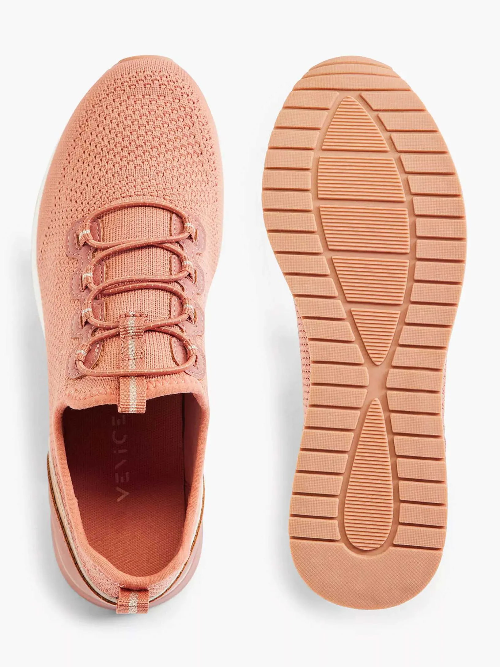 Salmon-Colored Slip-On