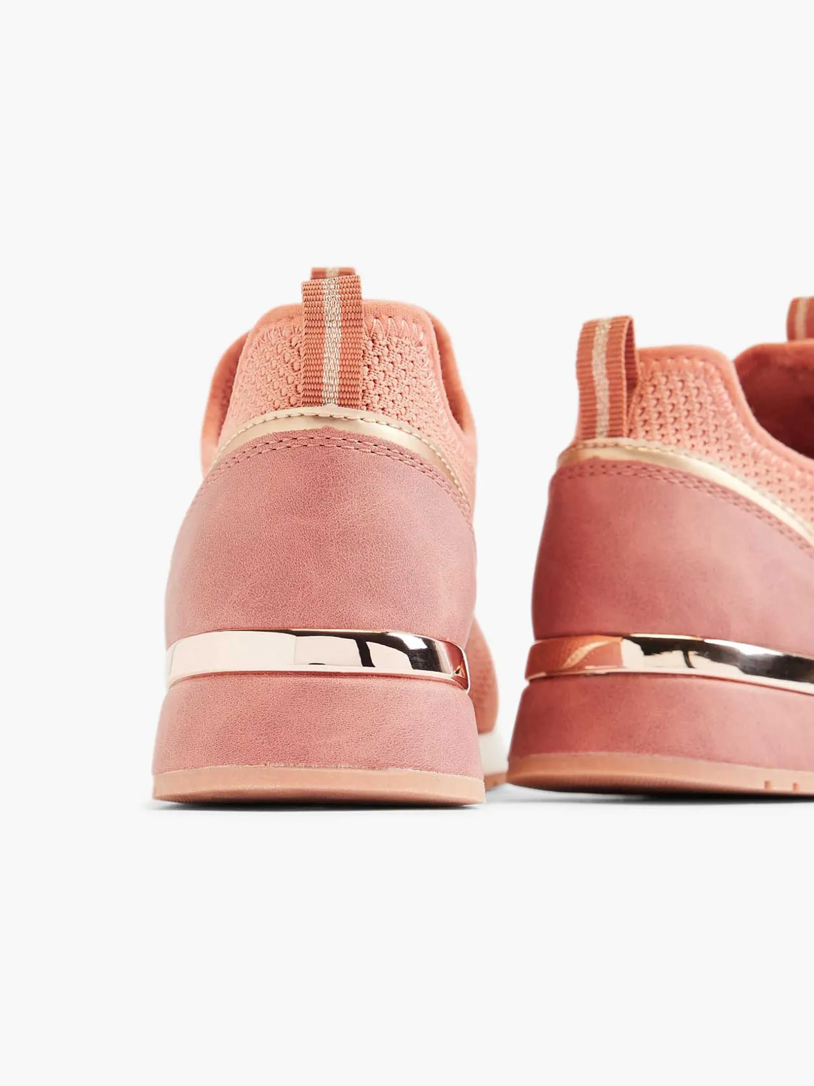 Salmon-Colored Slip-On
