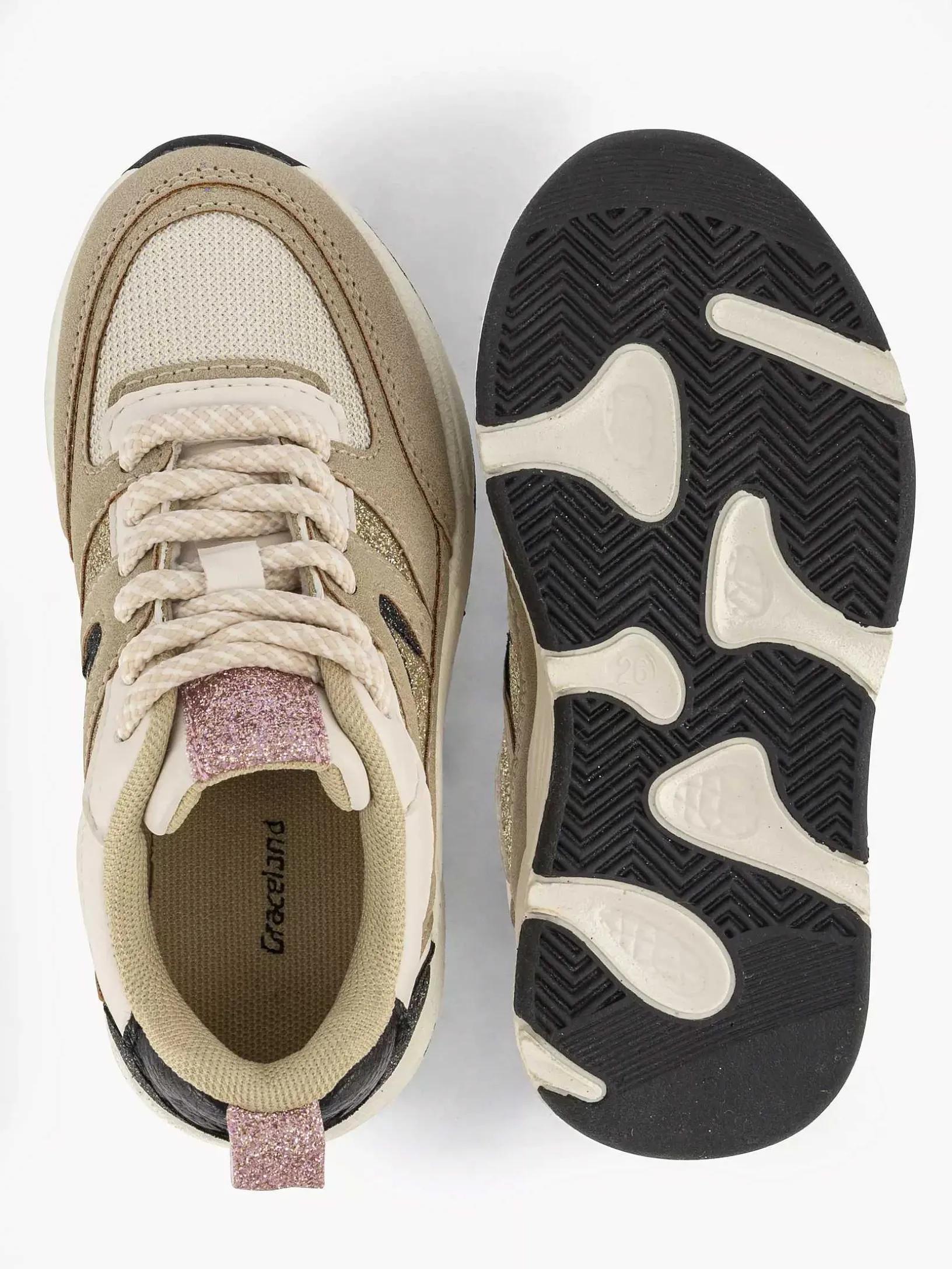 Sand-Colored Chunky Sneaker