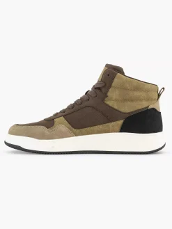 Taupe High Sneaker