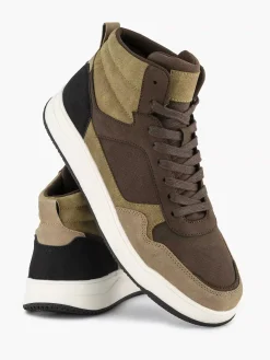 Taupe High Sneaker