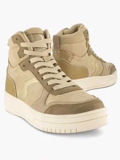 Taupe High Sneaker
