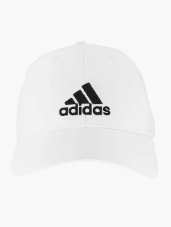 White Bballcap Lt Emb