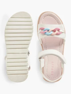 White Chunky Sandal Jewelry Necklace