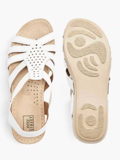 White Leather Sandal