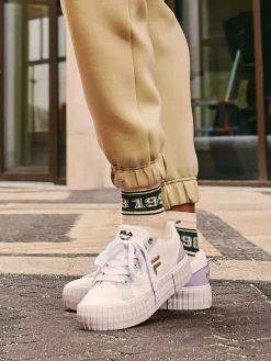 White Platform Sneaker